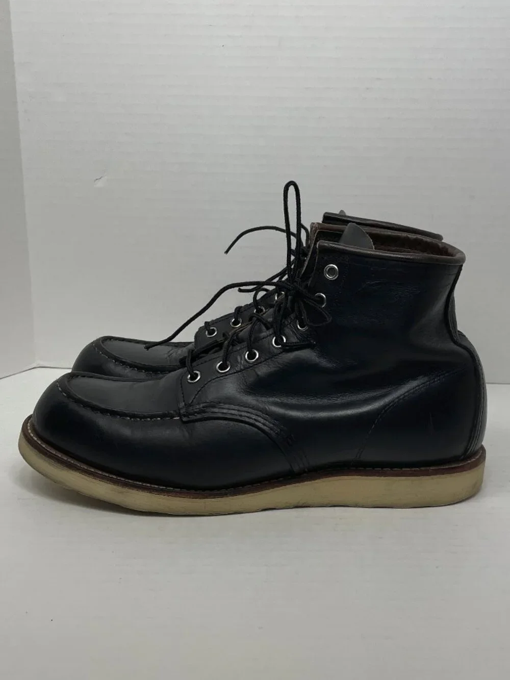 Red Wing Boots Men’s Size 11 D Leather 8890 Black Lace Up Work See Pics